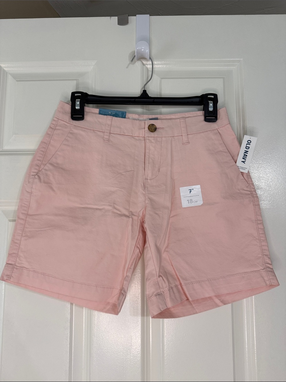 Old Navy Light Pink Chino Bermuda Shorts